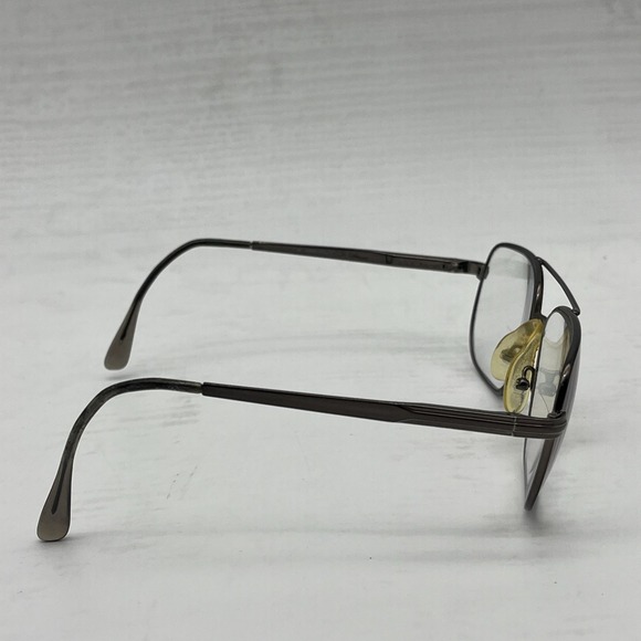 Safilo Elasta 7126 2HH Gunmetal Aviator Eyeglasses Frame 60-17-3-1 - Picture 4 of 11